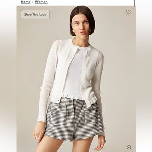 NWT - Size 12 Mini boxer short in gingham